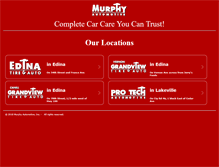 Tablet Screenshot of murphyauto.com